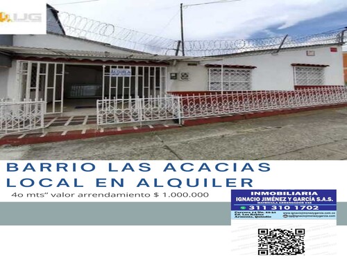 Acacias manzana 13 casa 1A Local Comercial